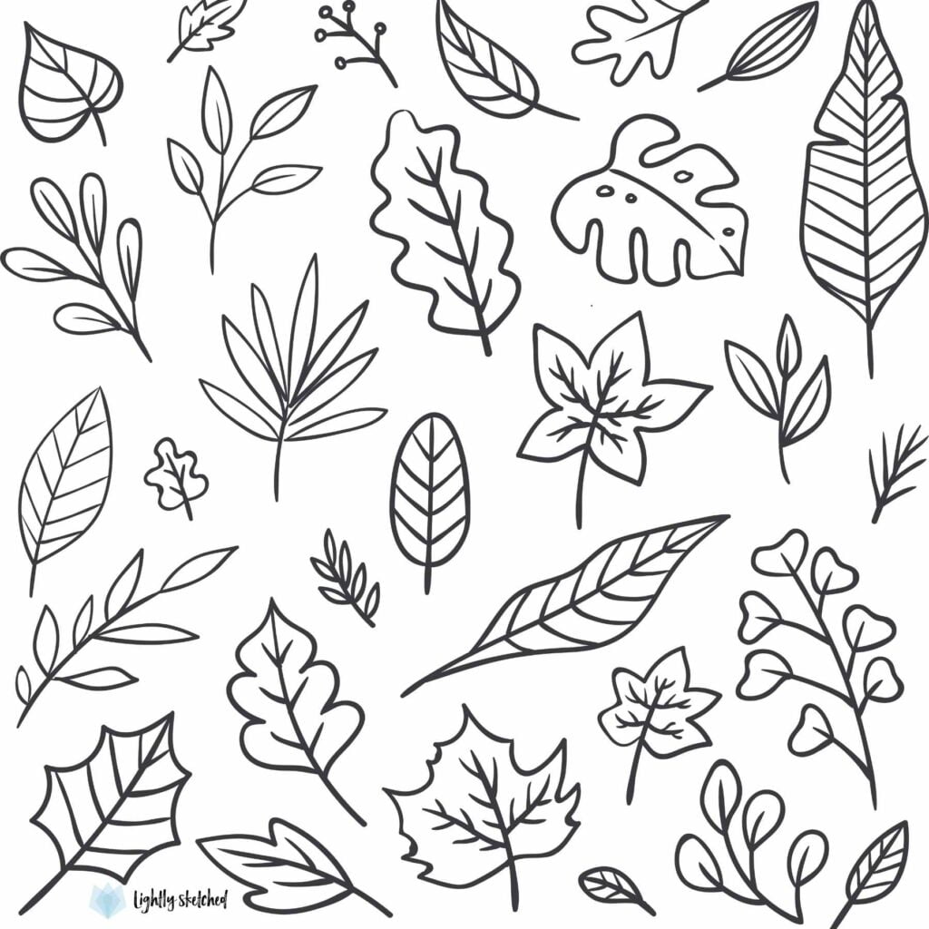 Doodle Leaves