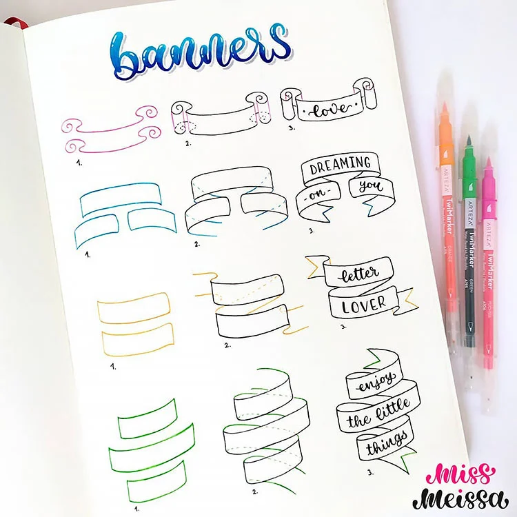 How to Draw Banners