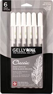 White Jelly Roll Pens