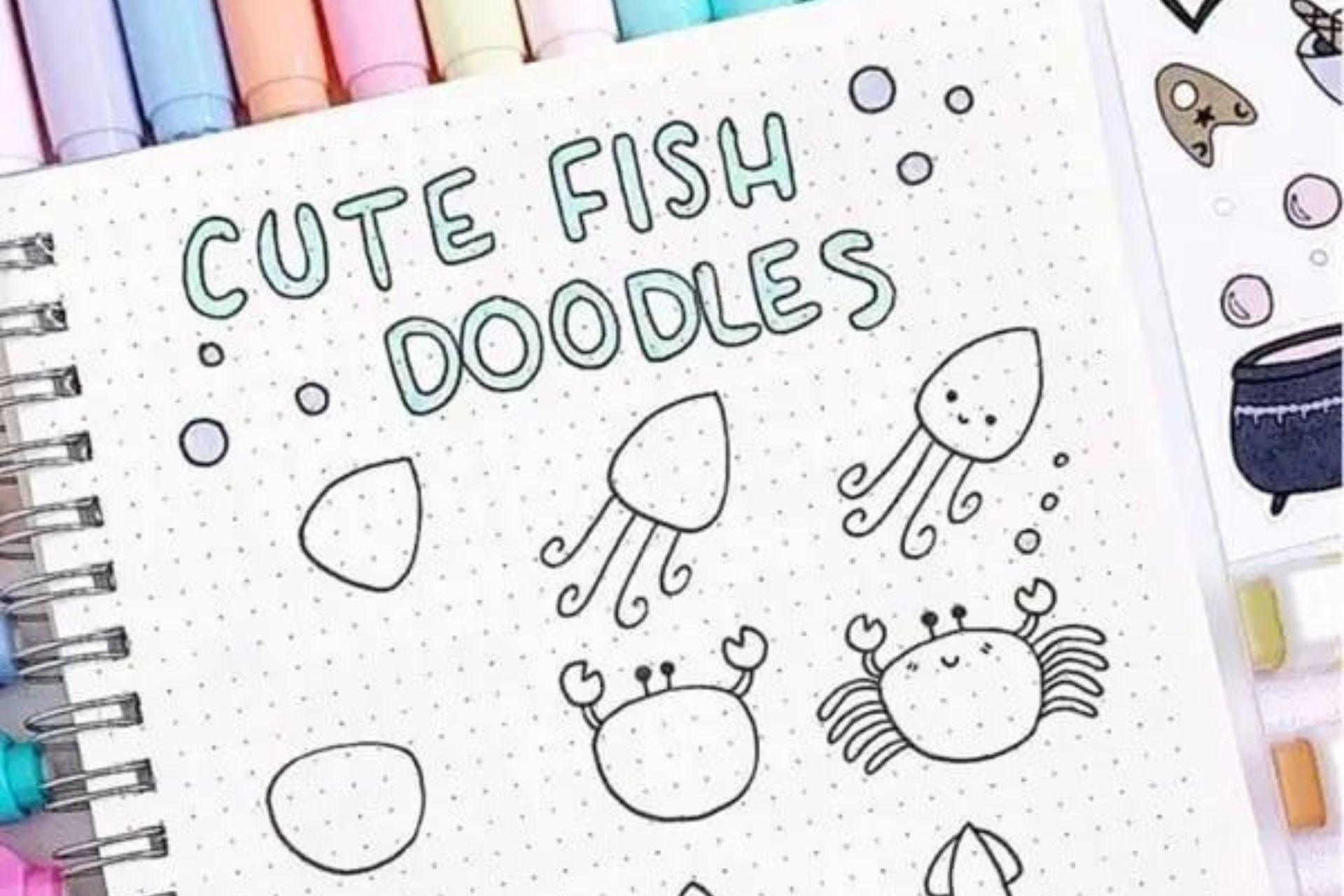 Cute Doodles to Draw | Step by Step Drawing | Lightly Sketched