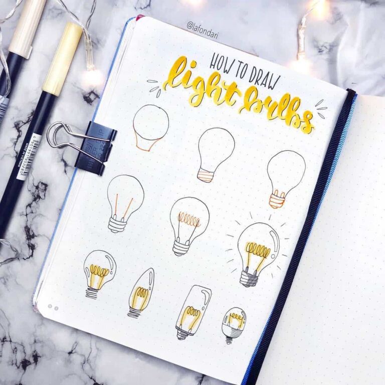 How to Draw Lightbulbs