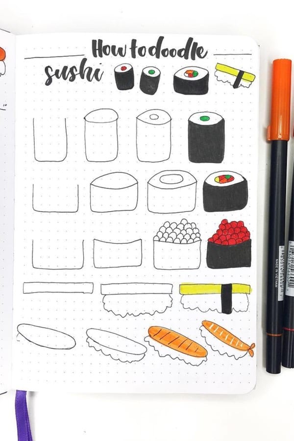 How to Draw Sushi