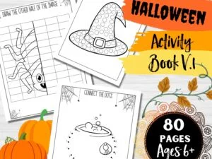 Halloween Activity Book Volume 1
