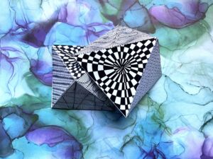 Zentangle pyramid #1