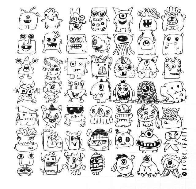 Doodle monsters #2