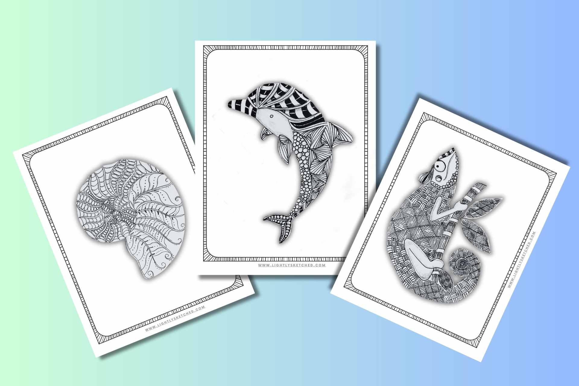 Zentangle Leaf Craft