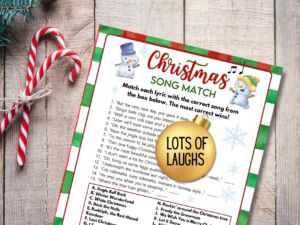 Christmas Song Match