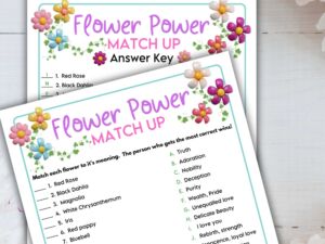 Flower matching game