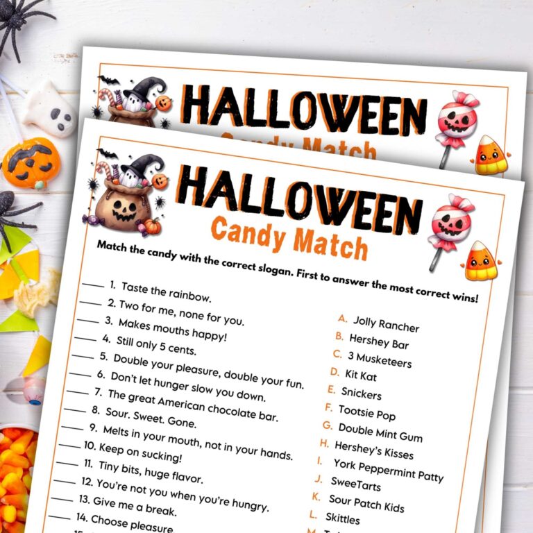 Halloween Candy Match