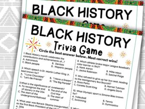 Black History Trivia Game