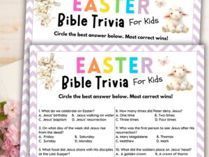 Easter Bible Trivia