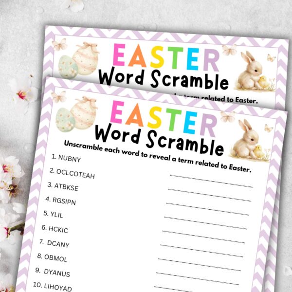 Easter Word Scramble - Image 3
