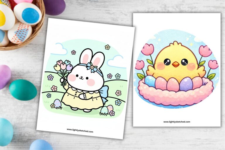 Free Cute Easter Coloring Pages