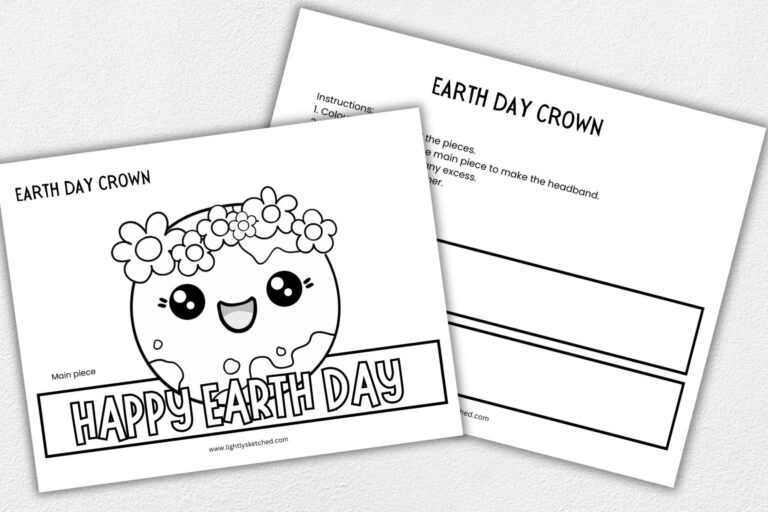 Earth Day Template and Instructions