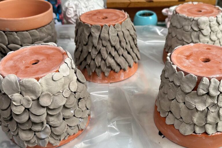 Mermaid Pots drying