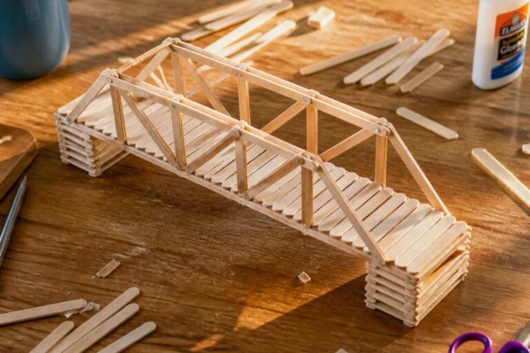 craft stick bridge