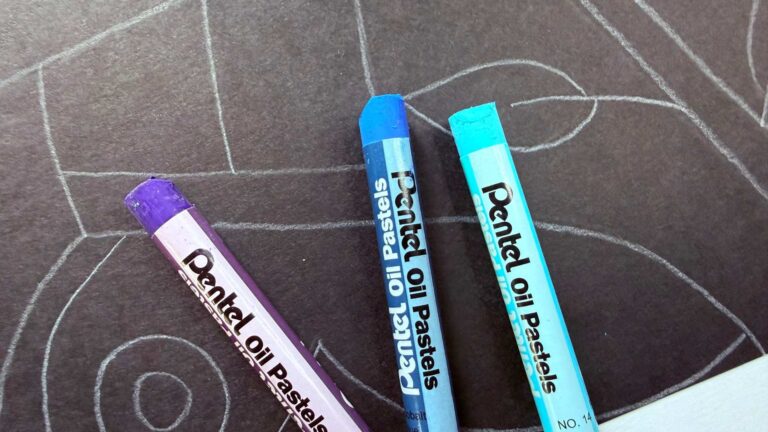 pastels for background