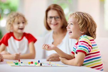 child playing game