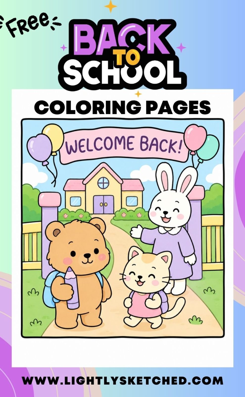 Back to school coloring pages