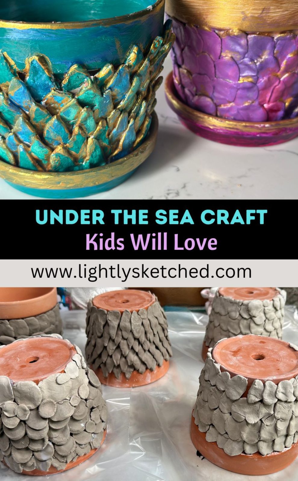 Under the sea craft pin